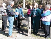 Foundation member leads a tour