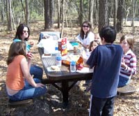 Homeschoolers visit